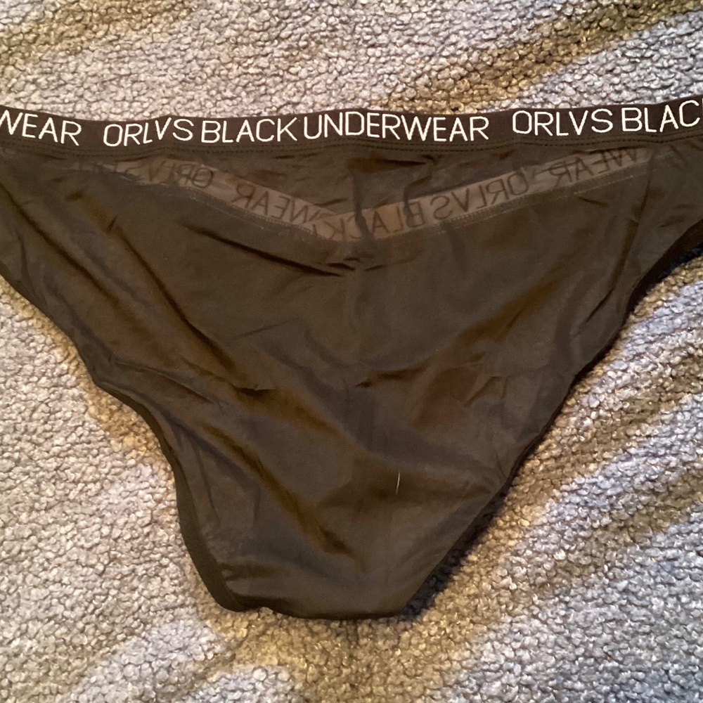Orlvs black mesh brief, tag large but fits like medium - Picture 5 of 7